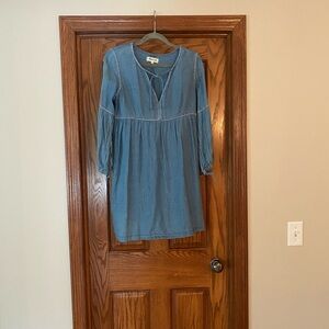 Madewell Blue Denim Dress